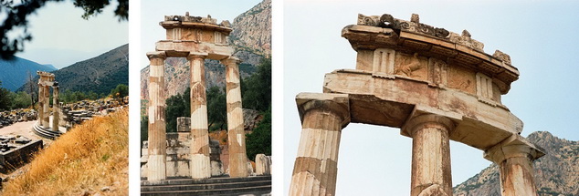 The tholos at the sanctuary of Athena Pronoia, Delphi
