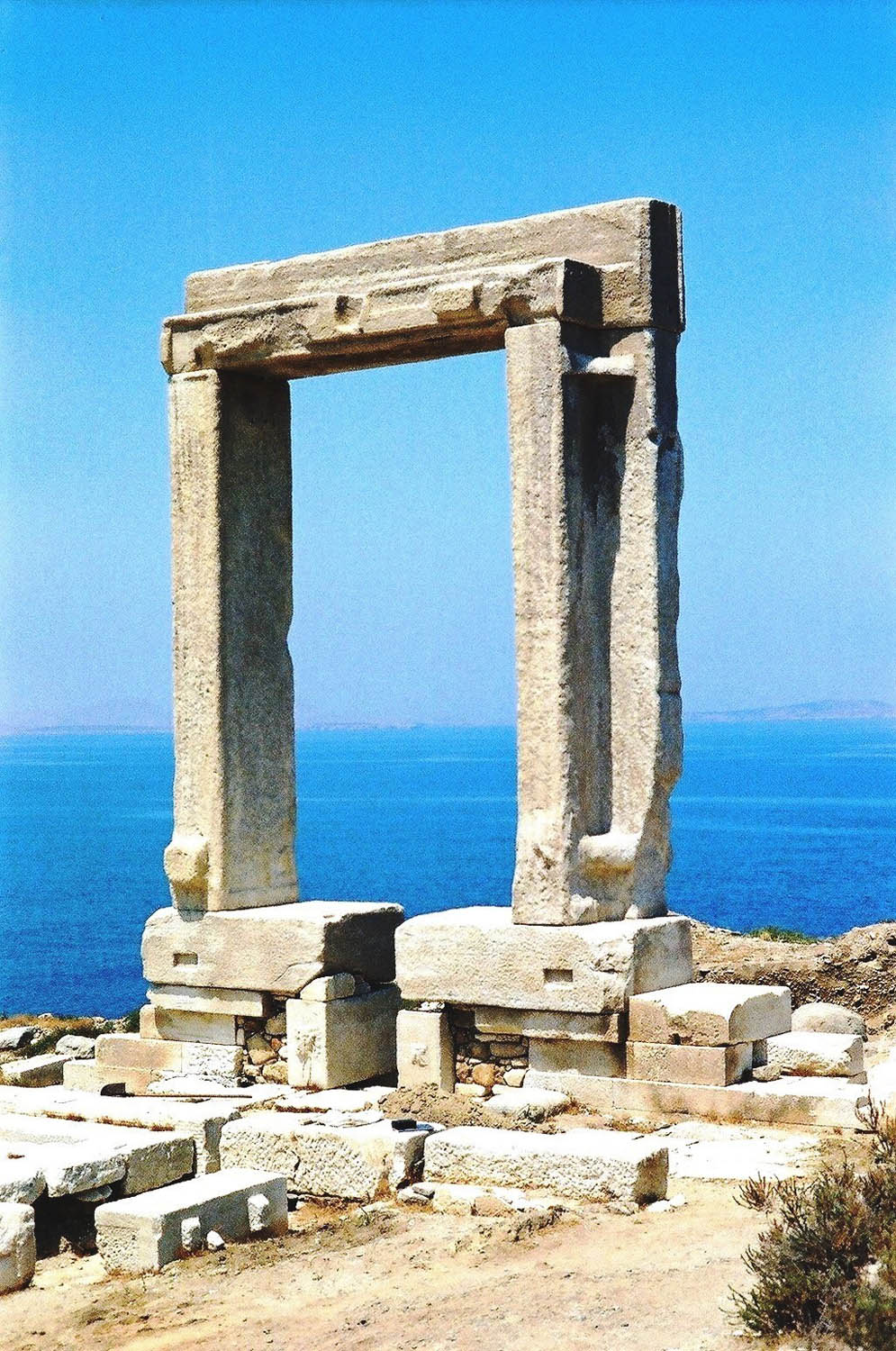 Apollo Temple’s entrance, Naxos